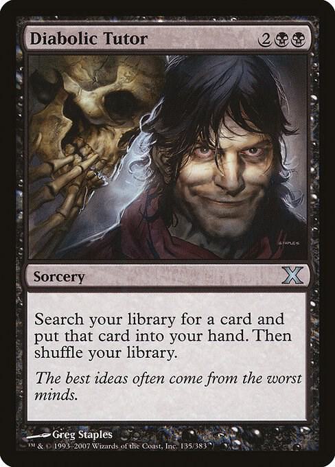 Diabolic Tutor [10th Edition] 135