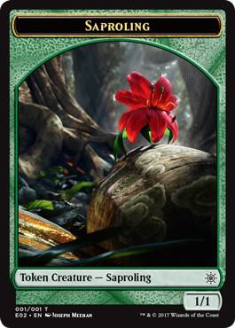 Saproling // Treasure (010) Double-Sided Token [Explorers of Ixalan] 1 // 10