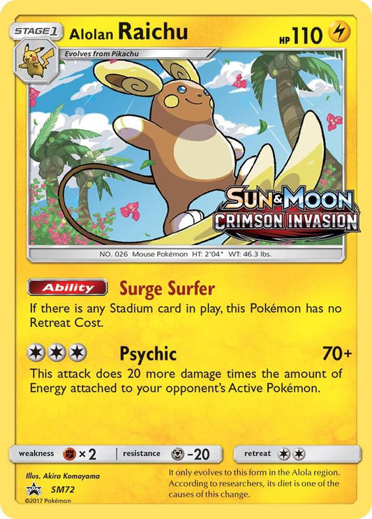 Alolan Raichu - SM72 (Prerelease) [SM Promos] SM72