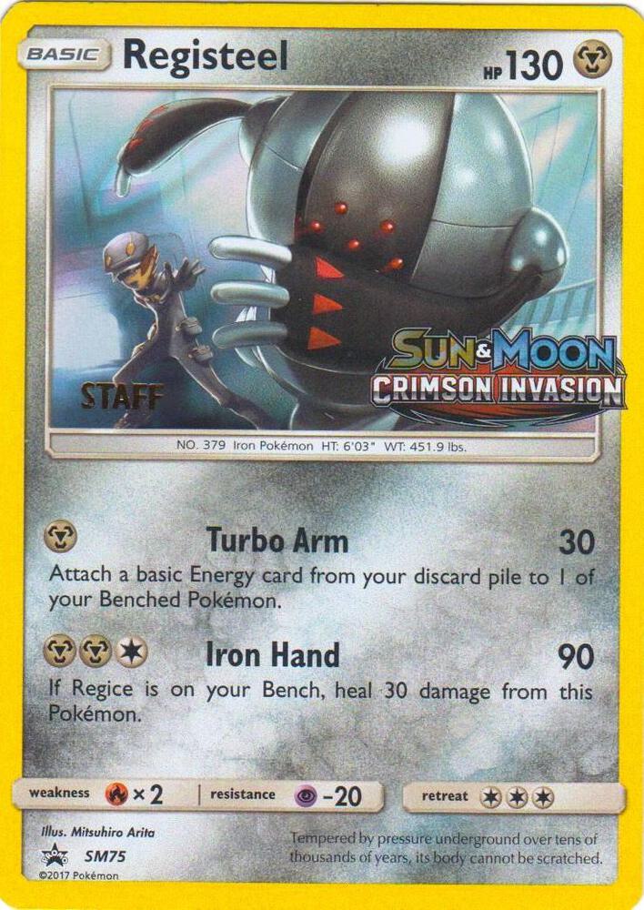 Registeel - SM75 (Prerelease) [Staff] [SM Promos] SM75
