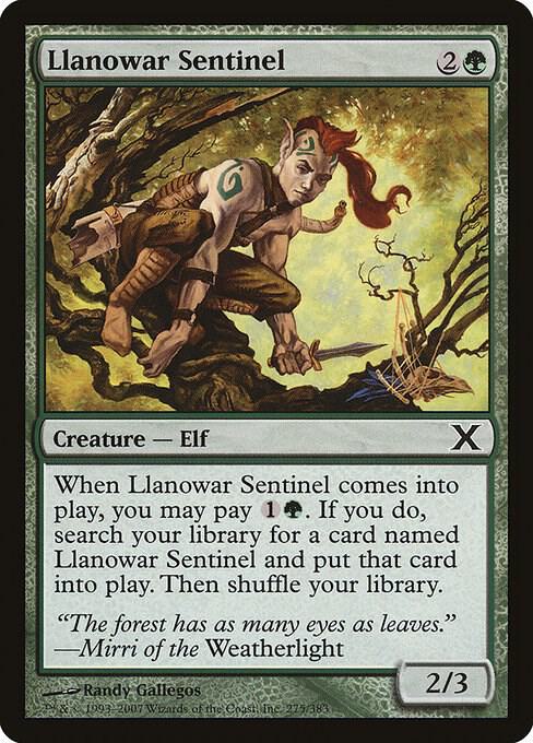 Llanowar Sentinel [10th Edition] 275