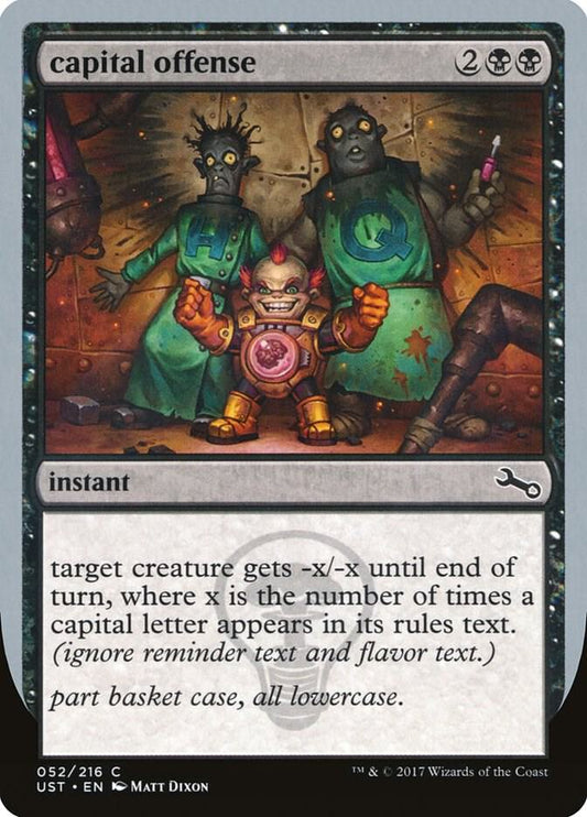 capital offense [Unstable] 52