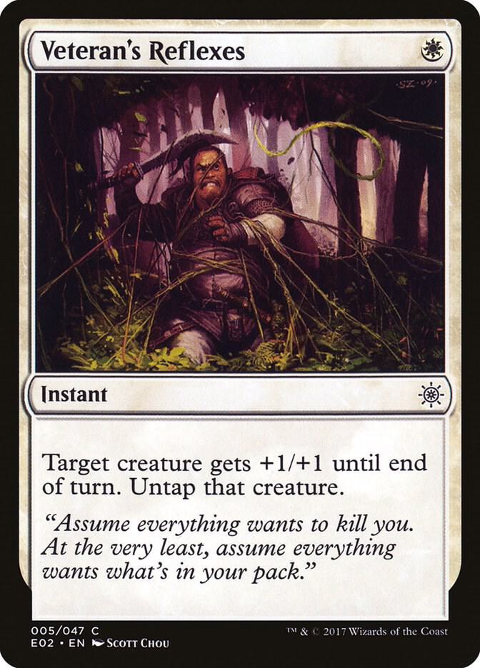 Veteran's Reflexes [Explorers of Ixalan] 5