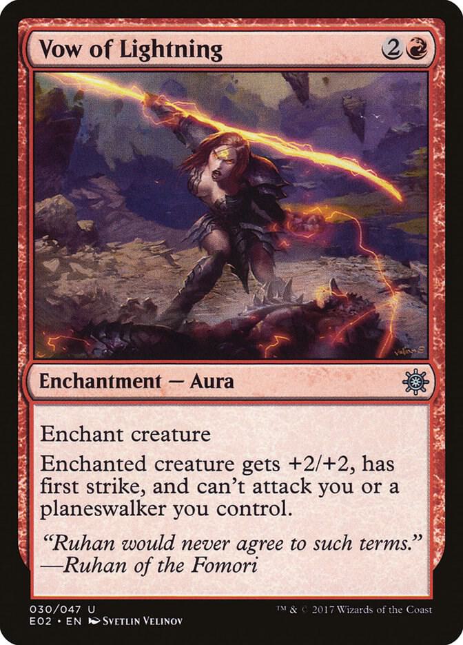 Vow of Lightning [Explorers of Ixalan] 30