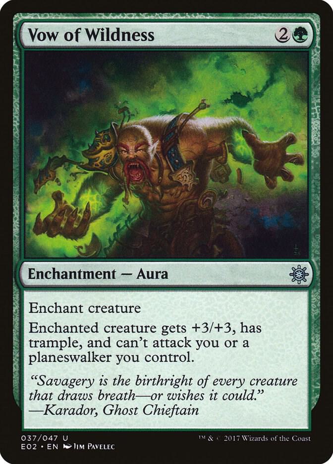 Vow of Wildness [Explorers of Ixalan] 37