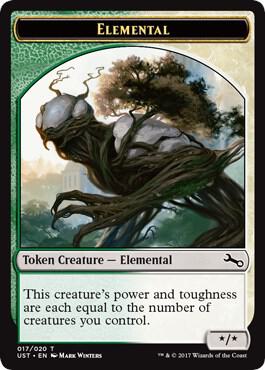 Elemental Token (017) [Unstable] 17