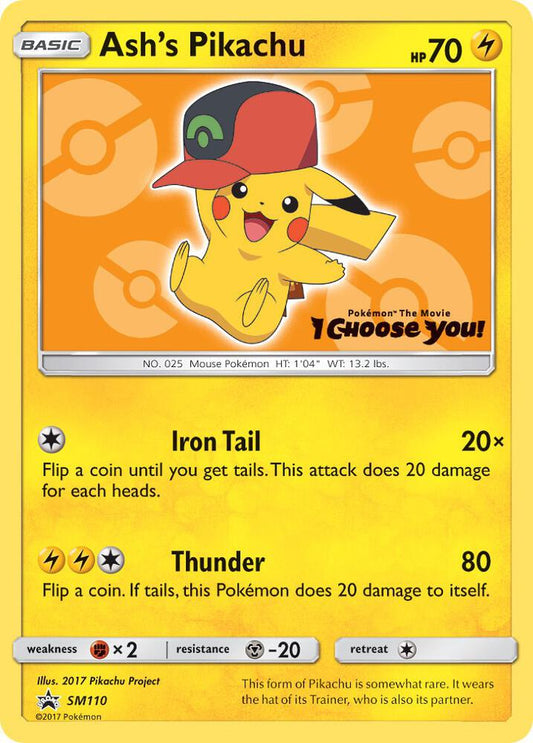 Ash's Pikachu - SM110 [SM Promos] SM110