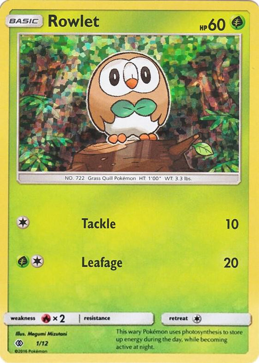 Rowlet - 1/12 [McDonald's Promos 2017] 001/012