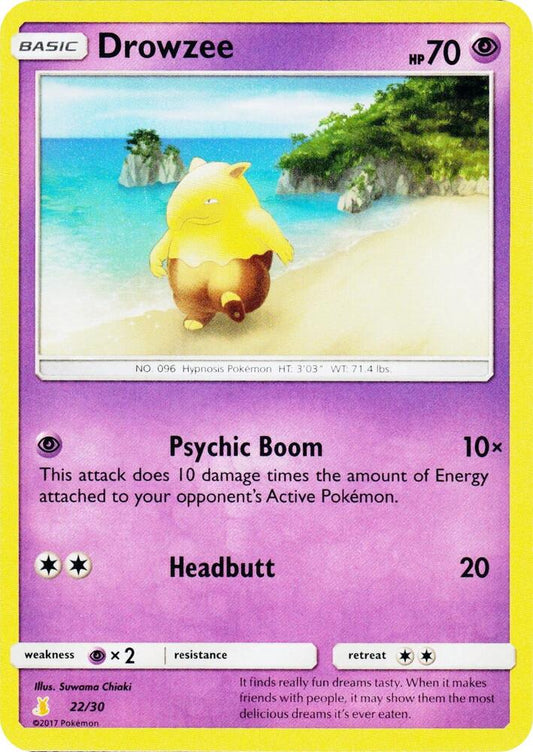 Drowzee [SM Trainer Kit: Lycanroc & Alolan Raichu] 22/30