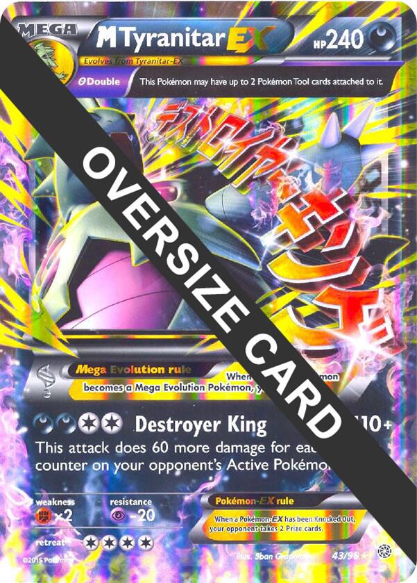 M Tyranitar EX - 43/98 [Jumbo Cards] 043/098