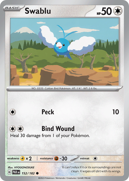 Swablu - 152/182 Paradox Rift