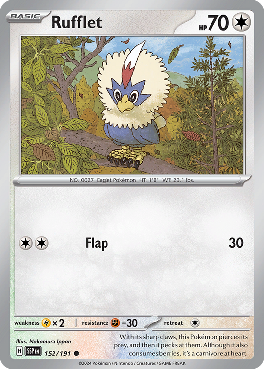 Rufflet - 152/191 Surging Sparks