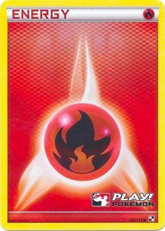 Fire Energy - 106/114 (Play! Pokemon) [League & Championship Cards] 106/114