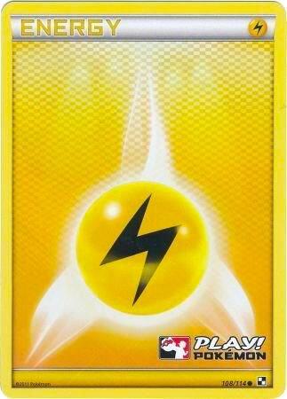 Lightning Energy - 108/114 (Play! Pokemon) [League & Championship Cards] 108/114
