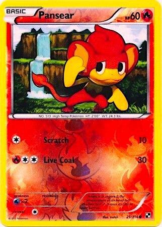 Pansear - 21/114 (Energy Holo) [Miscellaneous Cards & Products] 021/114
