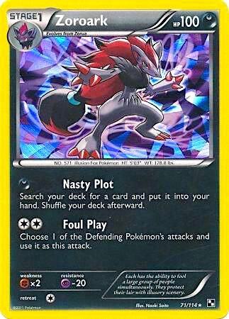 Zoroark - 71/114 (Cracked Ice Holo) [Blister Exclusives] 071/114