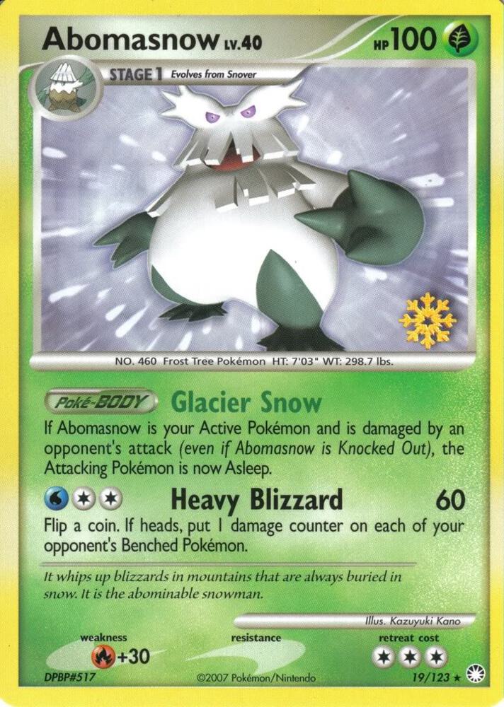 Abomasnow - 19/123 [Countdown Calendar Promos] 019/123