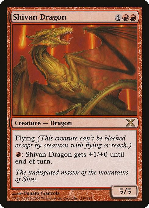 Shivan Dragon [10th Edition] 230