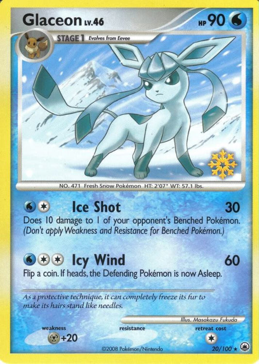 Glaceon - 20/100 [Countdown Calendar Promos] 020/100