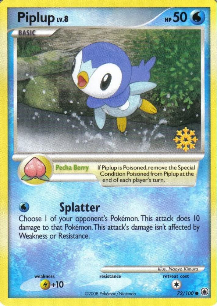 Piplup - 72/100 [Countdown Calendar Promos] 072/100