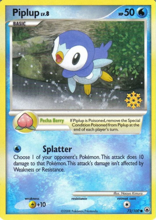 Piplup - 72/100 [Countdown Calendar Promos] 072/100