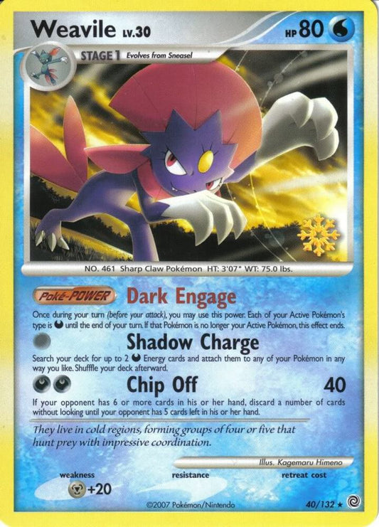 Weavile - 40/132 [Countdown Calendar Promos] 040/132