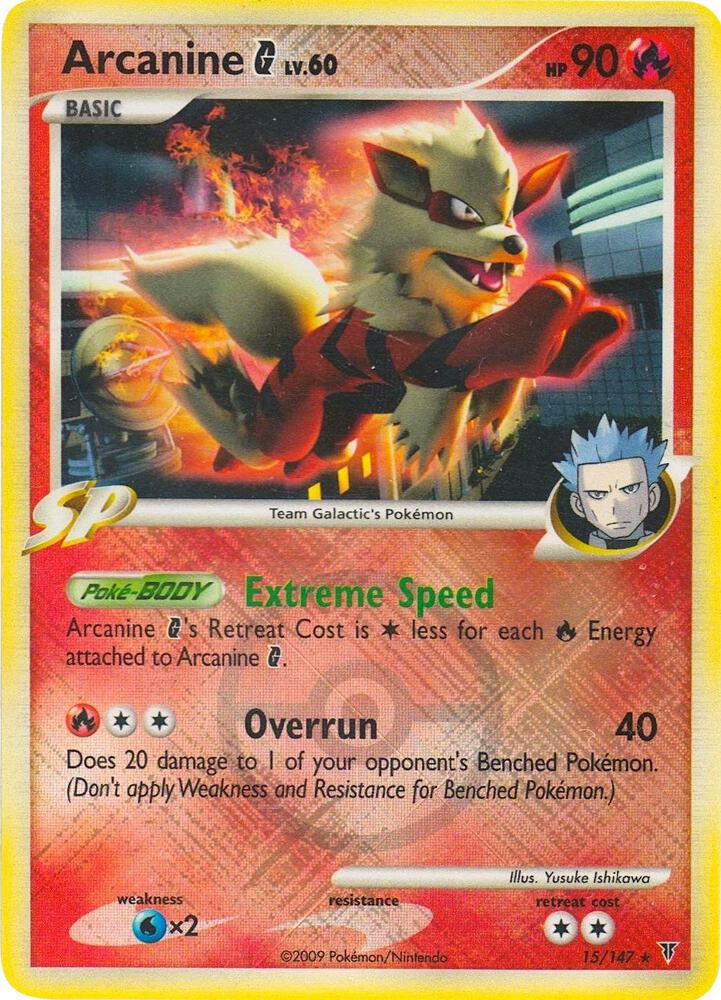 Arcanine G - 15/147 (League Promo) [League & Championship Cards] 015/147