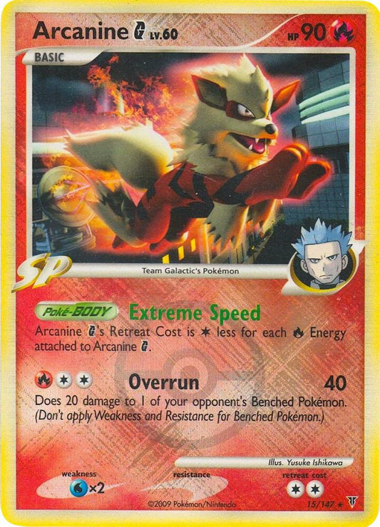 Arcanine G - 15/147 (League Promo) [League & Championship Cards] 015/147