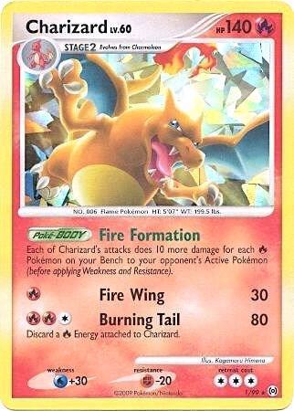 Charizard - 1/99 (Cracked Ice Holo) [Miscellaneous Cards & Products] 001/099