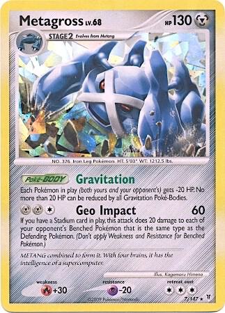 Metagross - 7/147 (Cracked Ice Holo) [Blister Exclusives] 007/147