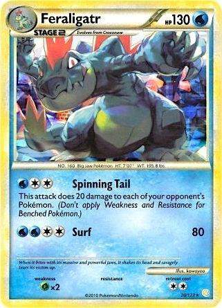 Feraligatr - 20/123 (Cracked Ice Holo) [Deck Exclusives] 020/123