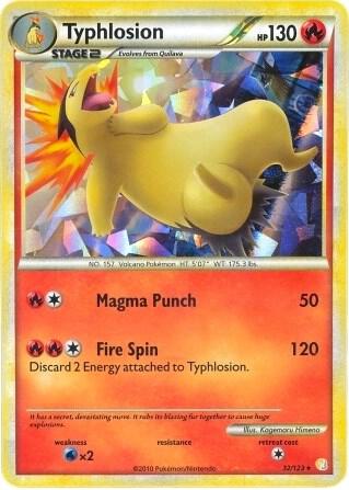 Typhlosion - 32/123 (Cracked Ice Holo) [Deck Exclusives] 032/123