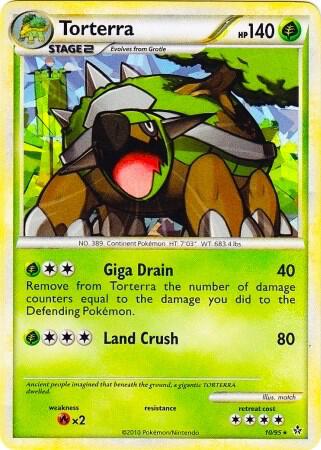 Torterra - 10/95 (Cracked Ice Holo) [League & Championship Cards] 010/095