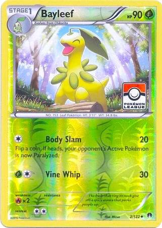 Bayleef - 2/122 (Pokemon League) [League & Championship Cards] 002/122