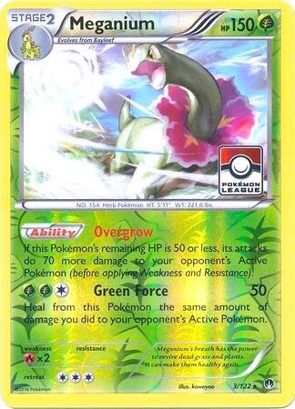 Meganium - 3/122 (Pokemon League) [League & Championship Cards] 003/122