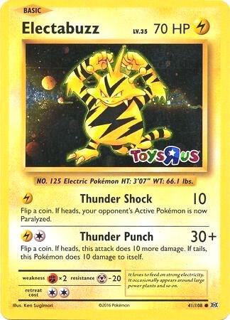 Electabuzz - 41/108 (Toys R Us Promo) [Miscellaneous Cards & Products] 041/108