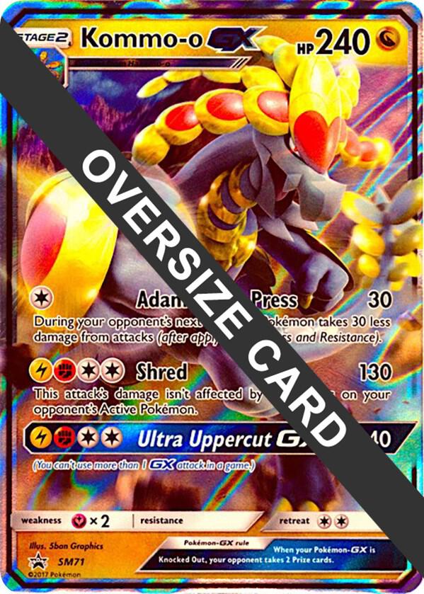Kommo-o GX - SM71 (SM Black Star Promo) [Jumbo Cards] SM71