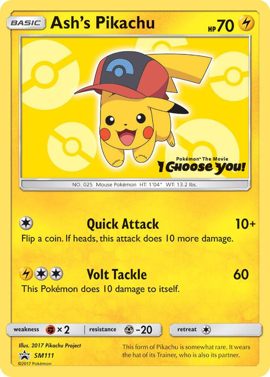 Ash's Pikachu - SM111 [SM Promos] SM111