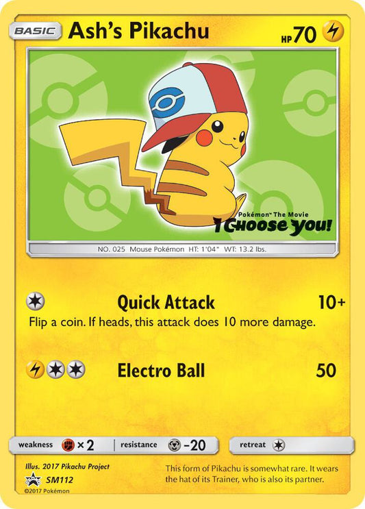 Ash's Pikachu - SM112 [SM Promos] SM112