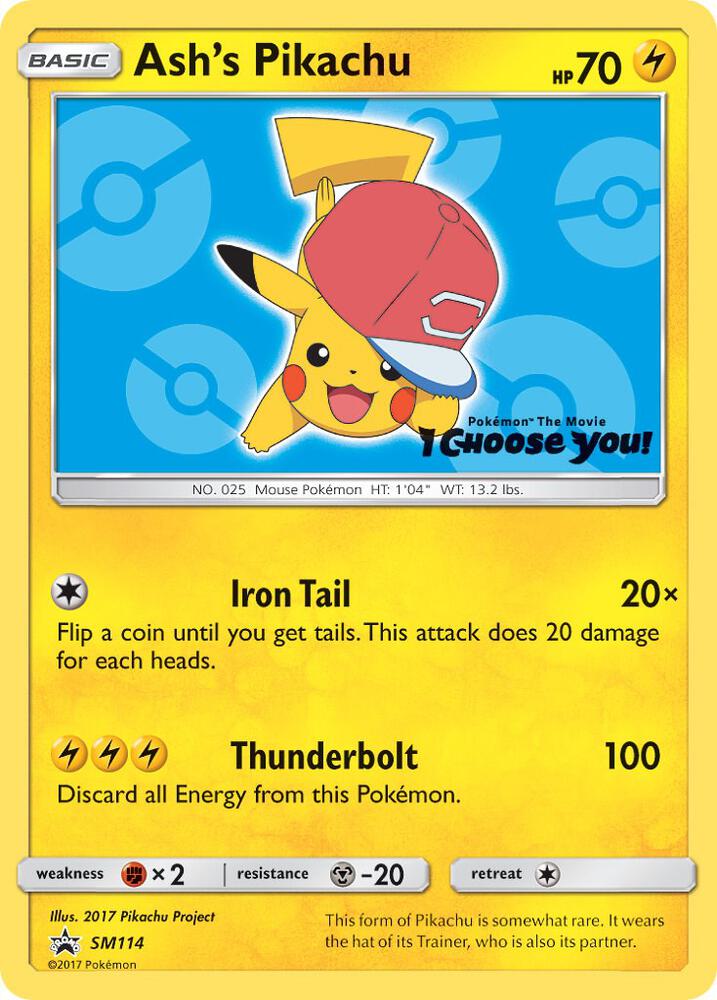 Ash's Pikachu - SM114 [SM Promos] SM114