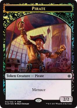 Pirate // Treasure Double-Sided Token [FNM Promos] 12