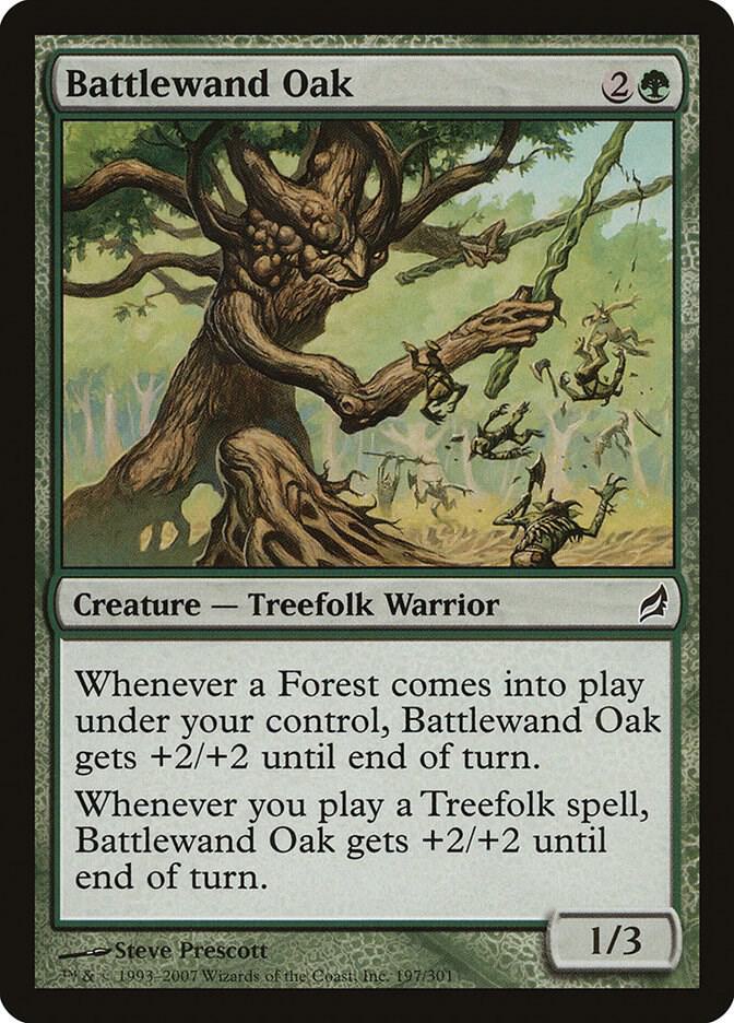 Battlewand Oak [Lorwyn] 197