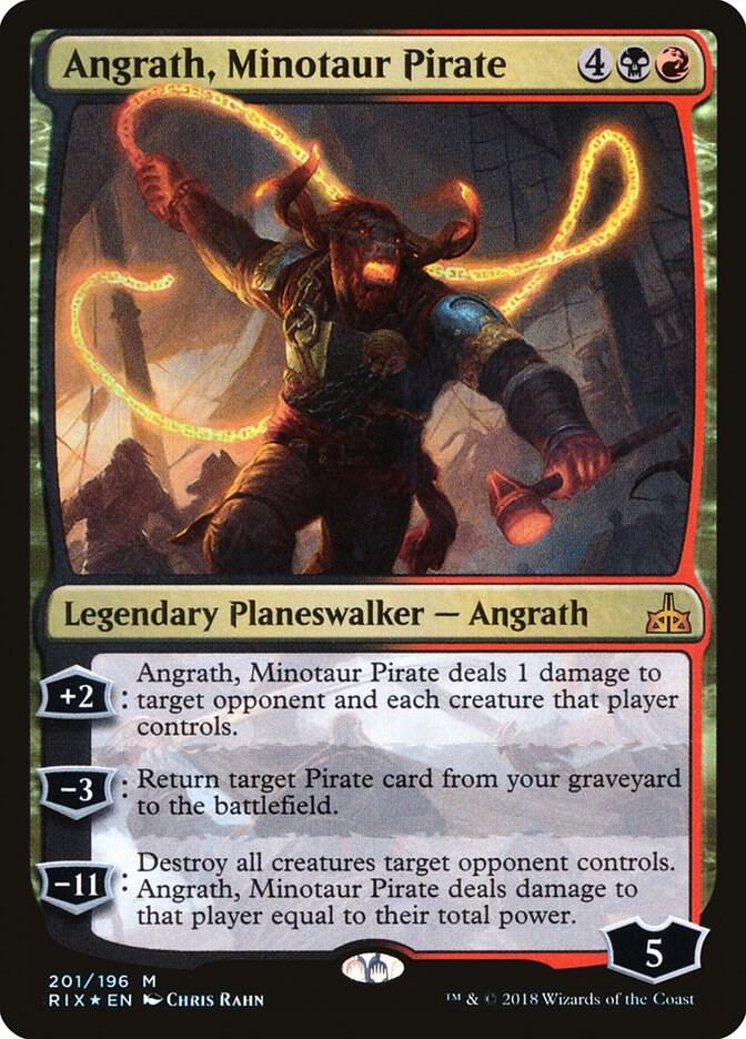 Angrath, Minotaur Pirate [Rivals of Ixalan] 201