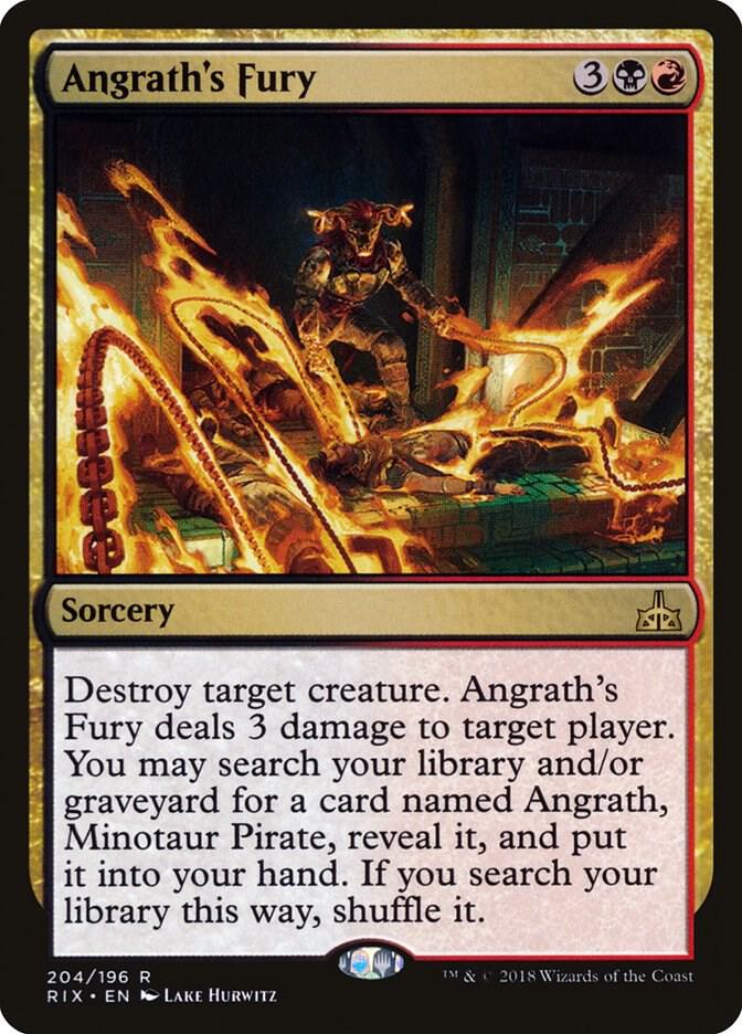 Angrath's Fury [Rivals of Ixalan] 204