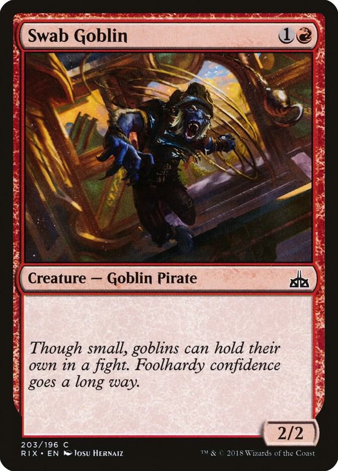 Swab Goblin [Rivals of Ixalan] 203