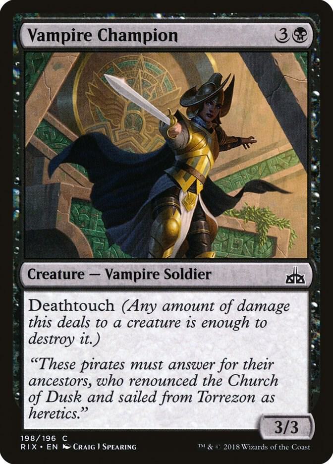 Vampire Champion [Rivals of Ixalan] 198
