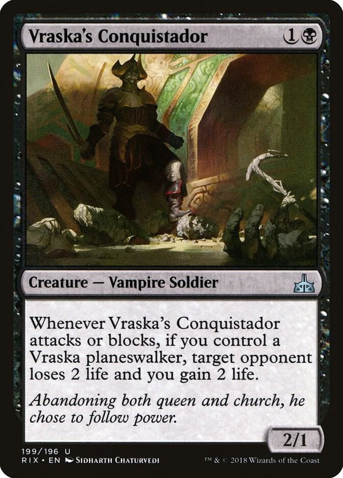 Vraska's Conquistador [Rivals of Ixalan] 199