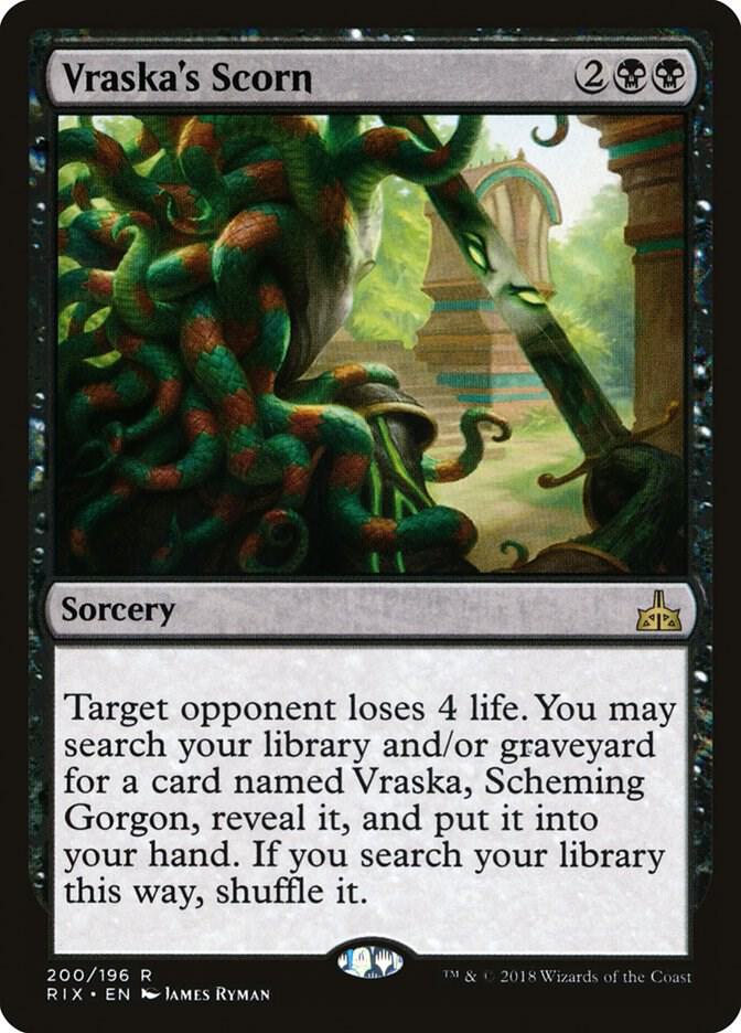 Vraska's Scorn [Rivals of Ixalan] 200