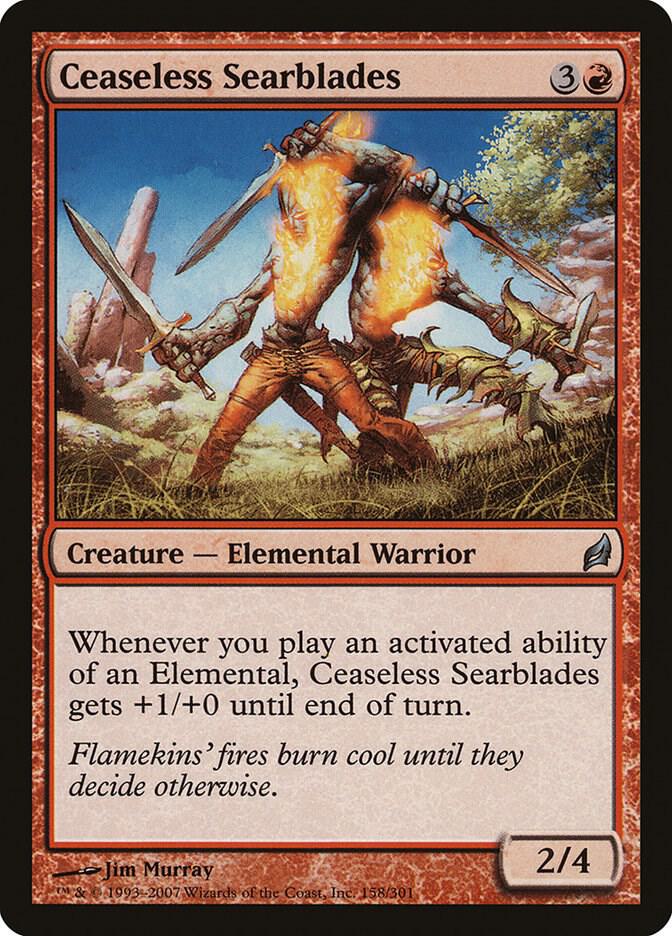 Ceaseless Searblades [Lorwyn] 158