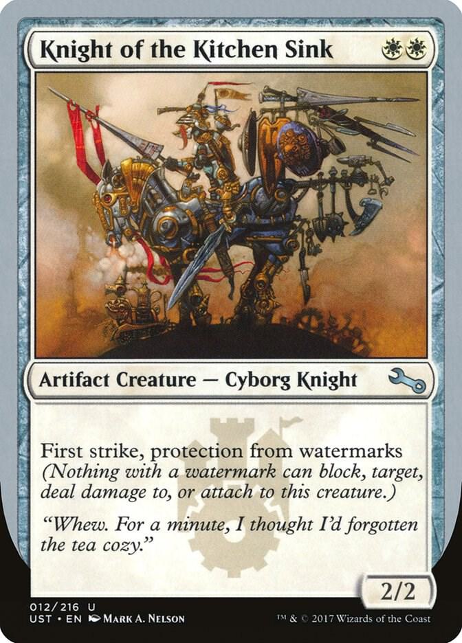 Knight of the Kitchen Sink (F) [Unstable] 12